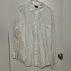 Tasso Elba Men's Cream Casual Button-Down Shirt